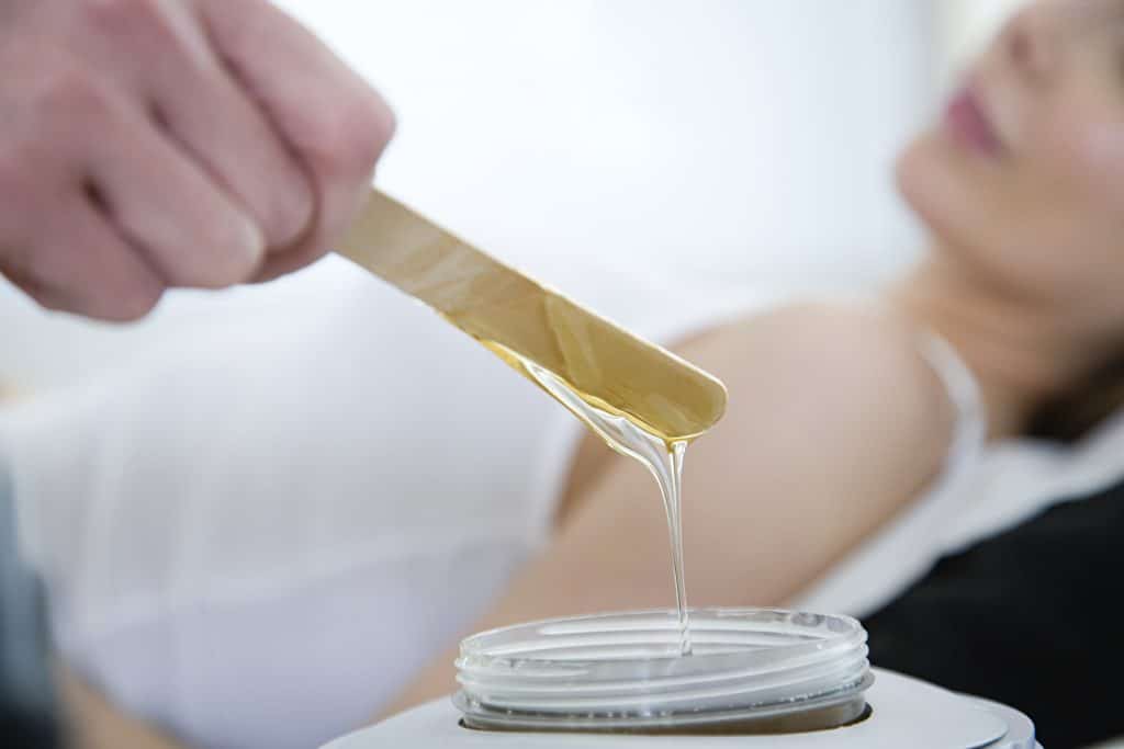 Hot wax treatment